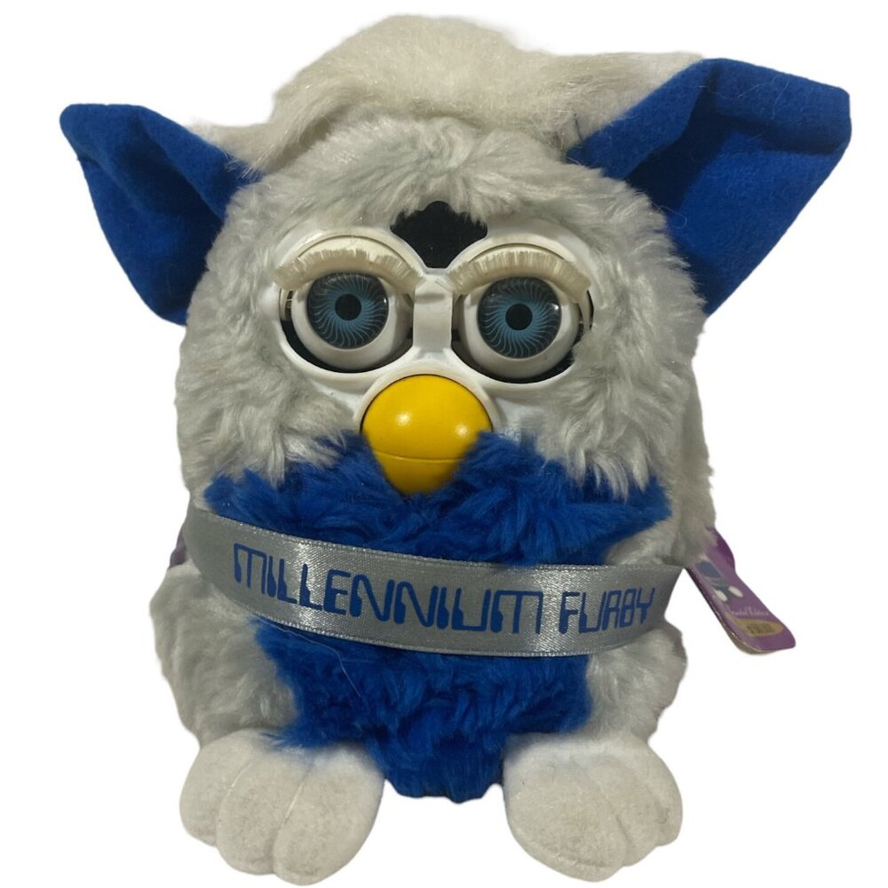 Vintage Furby Millennium 1999 Limited Edition Original Tag Tested Working Tiger